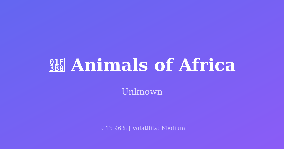 Animals of Africa